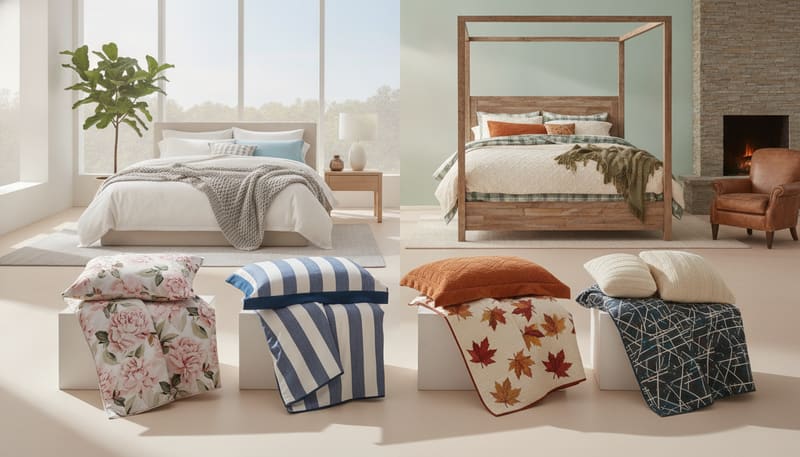 Diverse bedding collections for every season and style
